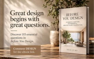 A beautiful home starts long before the first drawing. 🏡As architects, we spend hours perfecting layouts, elevations and interiors.But here's something we often overlook…Are we asking our clients the RIGHT questions?Before designing a home, we need to understand:✦ How they want their home to feel.✦ How their family lives every day.✦ What their future requirements might be.✦ What truly matters within their budget.Because great architecture isn't just about creating beautiful spaces.It's about understanding the people who will live in them.That's why we created:📖 BEFORE YOU DESIGN
115 Questions Every Architect Should AskA practical guide to making your first client meeting more meaningful, professional and productive.✨ Better Questions. Better Understanding. Better Design.💬 Comment "DESIGN" and we'll share the eBook link with you!**🔗 Or explore it directly through the link in our bio.By HOUSE OF ART
You dream it, we make it.#BeforeYouDesign #ArchitectureIndia #ArchitectLife #InteriorDesignIndia #ClientMeeting